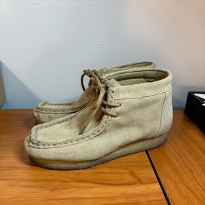 Roper Gum Sole Chukka Sand Tan Suede Lace Up Western Shoe Comfort Desert Sticker